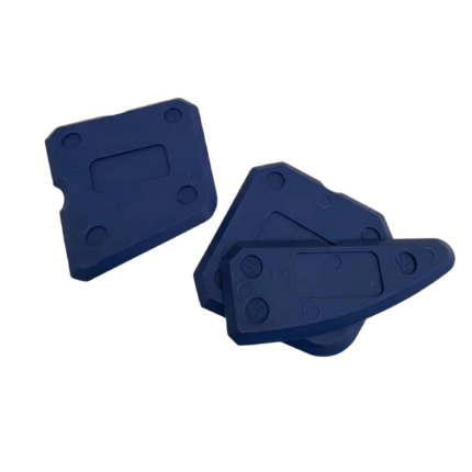 Set spatole per silicone blu scuro con più profili per linee di sigillante e angoli lisci