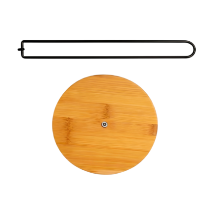 Porta rotolo da cucina con base stabile e design elegante per cucina, tavola e campeggio