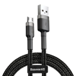 Cavo di Ricarica Micro-USB Intrecciato per Ricarica e Trasferimento Dati da 1 m, 2 m o 3 m