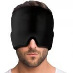 Cuffia per emicrania con gel rinfrescante, compressione e maschera per gli occhi - immagine 2