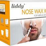 Kit cera per naso con perle di cera e applicatori per peli del naso