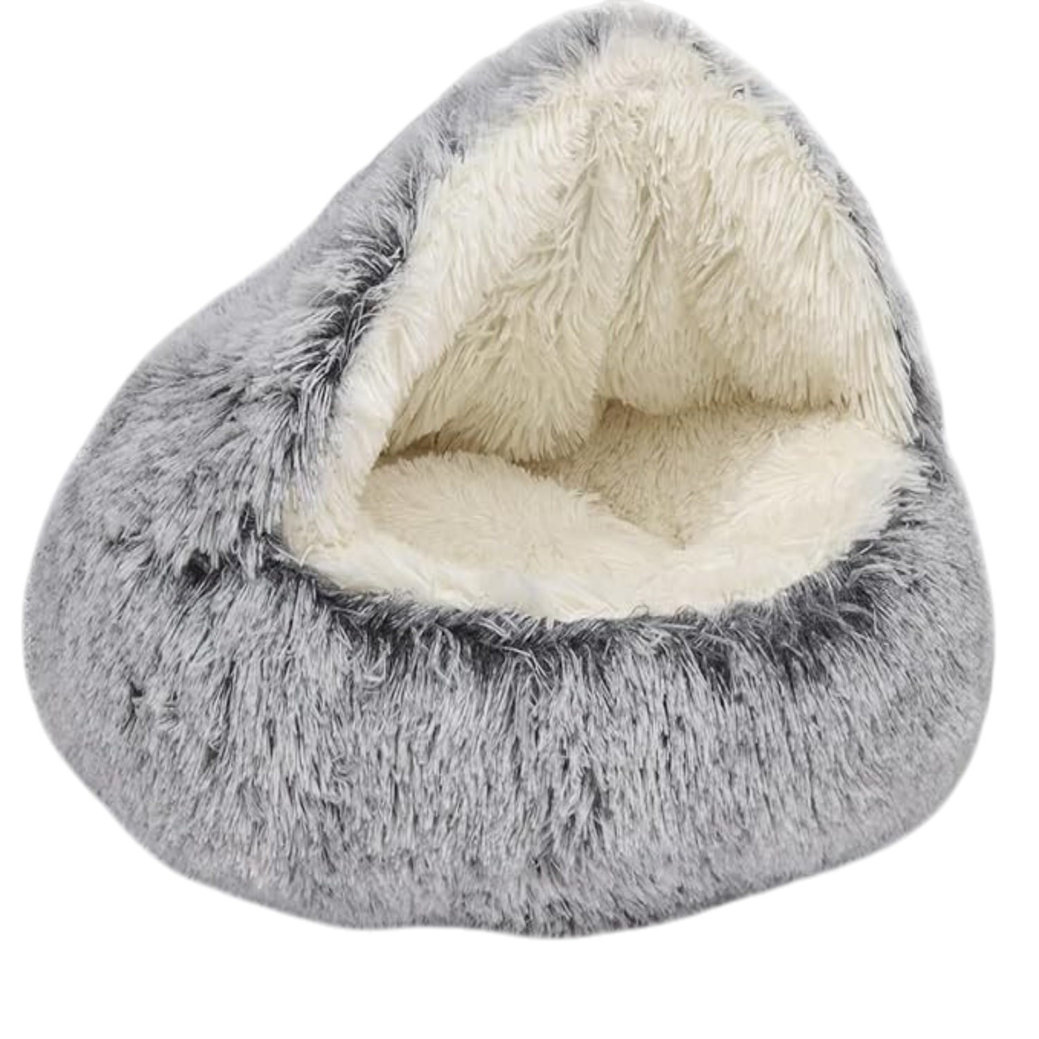 7102bsjtiPL._SX679_ (1) Cuccia a igloo per gatti con superficie morbida e interno foderato caldo per un riposo sicuro, 40, 50 e 60 cm - immagine 1