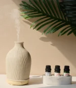 Diffusore di Oli Essenziali con Nebulizzazione Fine e Forma Decorativa a Vaso per un'Atmosfera Rilassante in Casa - immagine 2