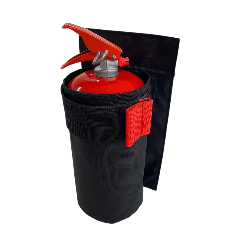 0fa309f6-ff9c-4ba7-8076-f1e1f26aabc7 Supporto per estintore in auto con fissaggio a velcro