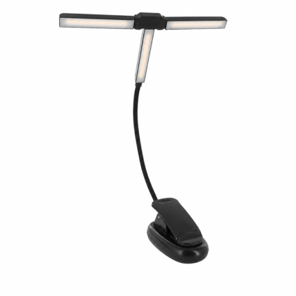 Lampada per leggio con 51 LED, morsetto e ricarica USB-C