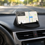Porta cellulare universale in silicone per cruscotto - immagine 2