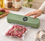 Sigillatrice sottovuoto portatile con aspirazione 60 kPa, USB-C e batteria da 1200 mAh - immagine 2