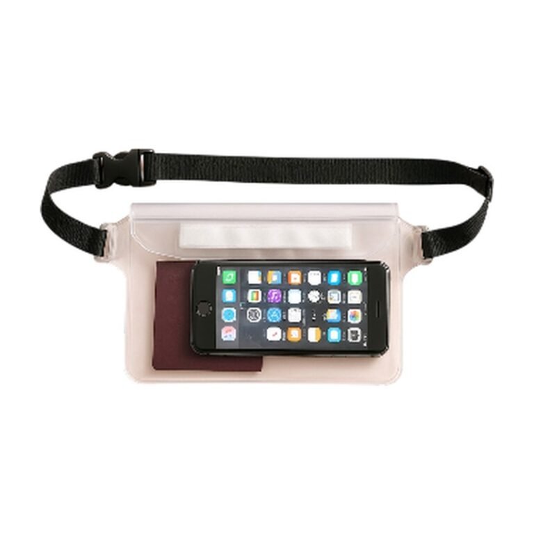 Borsa da nuoto impermeabile rosa, verde, arancione, nera, gialla, blu e trasparente con cinghia regolabile