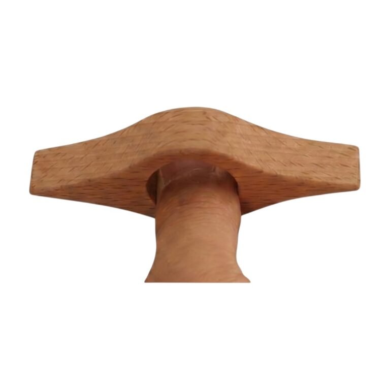 Segnalibro da Pollice in Legno per Leggere con una Mano e Girare le Pagine Facilmente, Design Levigato