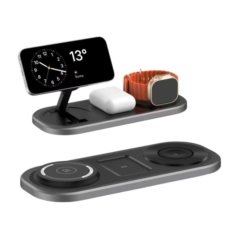 Caricatore wireless 3 in 1 per iPhone, Apple Watch e AirPods