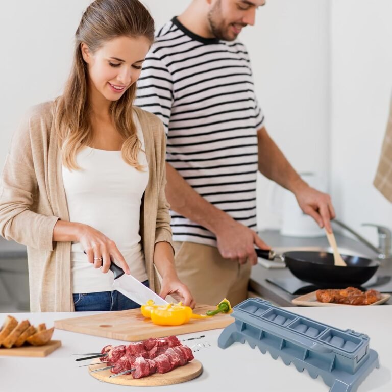 Stampo pieghevole per kebab in uso