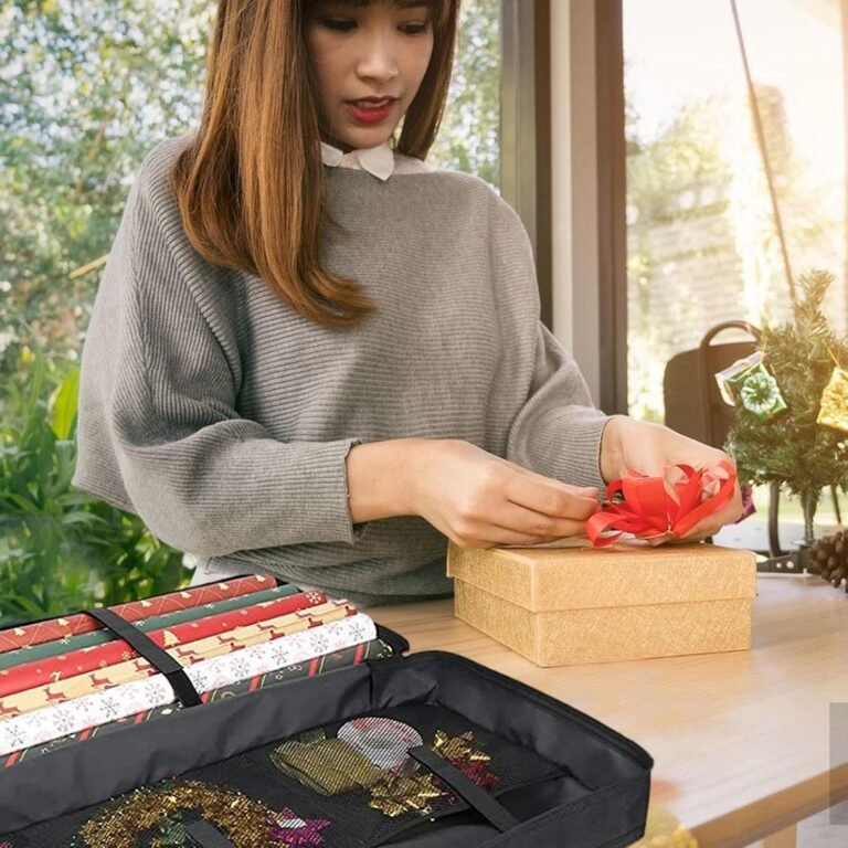 Borsa portaoggetti natalizia in uso