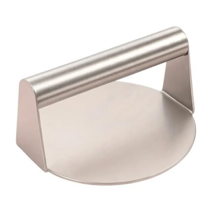 Pressa per Hamburger in Acciaio Inox per Hamburger Uniformi dalla Forma Regolare e Compatta