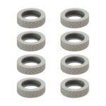 Copriruote per valigia blu, grigio, rosa, arancione e nero - Protegge ruote e pavimenti - immagine 2