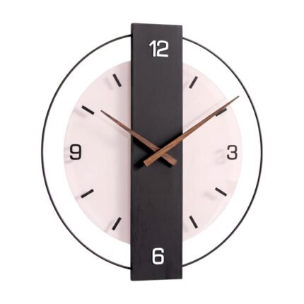 Orologio da parete moderno silenzioso dal look minimalista e irregolare per la casa