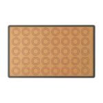 Tappetino da Forno in Silicone con Cerchi Segnati, Superficie Antiaderente e Base Antiscivolo