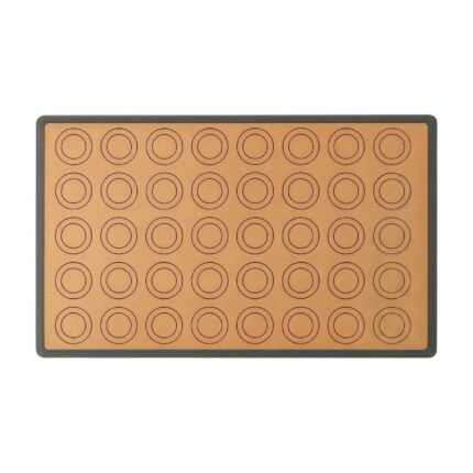 Tappetino da Forno in Silicone con Cerchi Segnati, Superficie Antiaderente e Base Antiscivolo