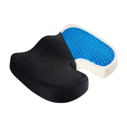 Cuscino Seduta in Gel per Sedia con Forma Ergonomica e Sostegno per Stare Seduti a Lungo