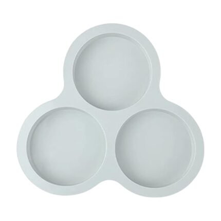 Stampo in Silicone per Omelette per Friggitrice ad Aria con 3 Scomparti per Porzioni Separate e Preparazione Rapida