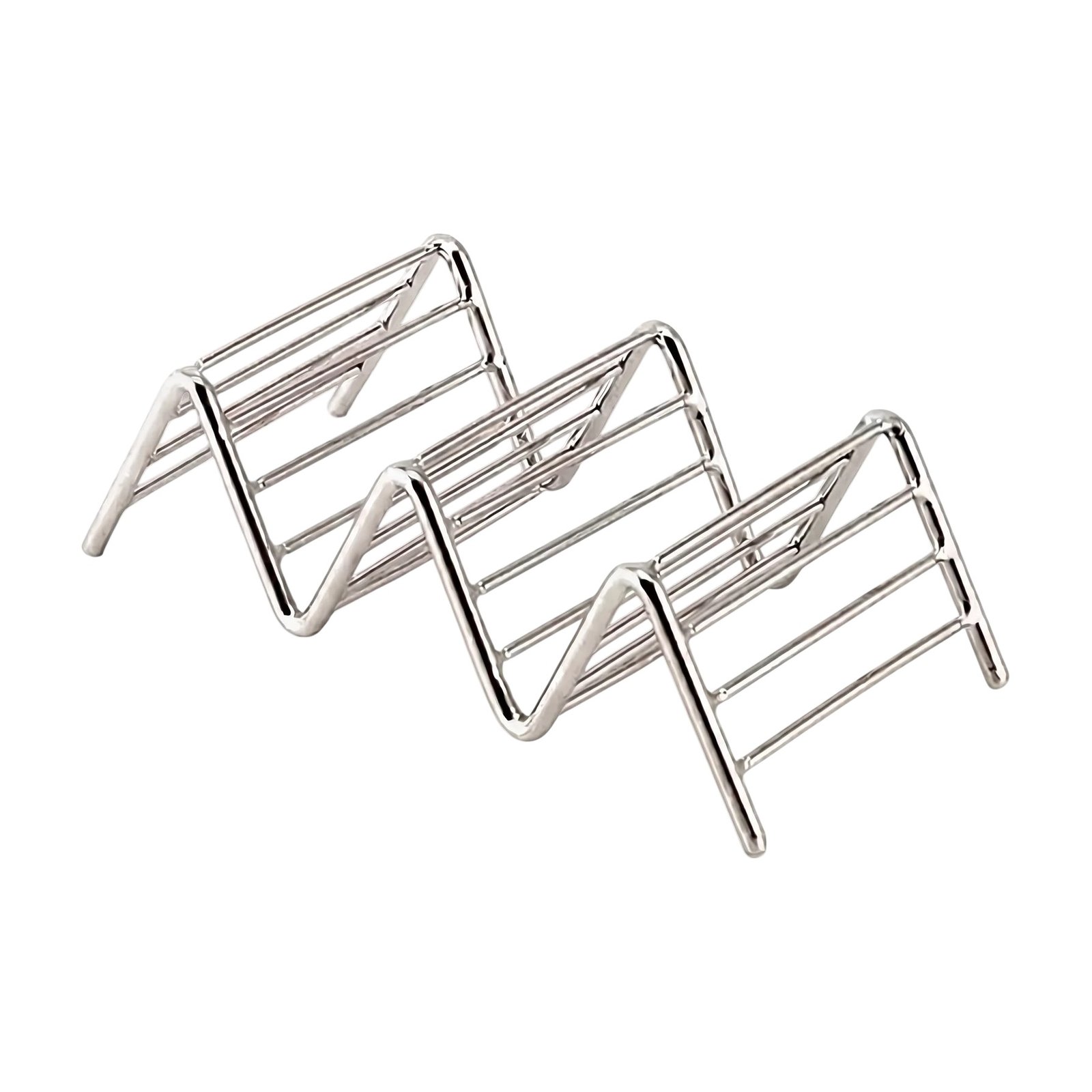 ef-36229-41661-fyld85 Porta tacos in acciaio inox per tenere i tacos in verticale mentre li farcisci e li servi - immagine 1