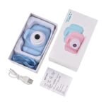 Fotocamera per Bambini Blu e Rosa con Schermo e Scatto Semplice per Mani Piccole - immagine 2