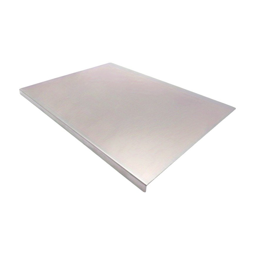 ef-46253-49107-fyld85 Tagliere in acciaio inox per tagliare e impastare – 40 × 30 cm
