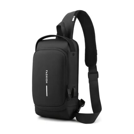 Zaino da moto antifurto con lucchetto a combinazione, porta USB & scomparti nascosti