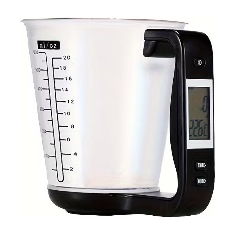 ef-50908-50909-fyld85 Caraffa Graduata Digitale con Bilancia e Termometro – 600 ml