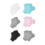 Calzini idratanti per talloni con gel – 3 paia per talloni secchi