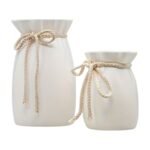 Set di vasi decorativi con fiocco – 2 vasi