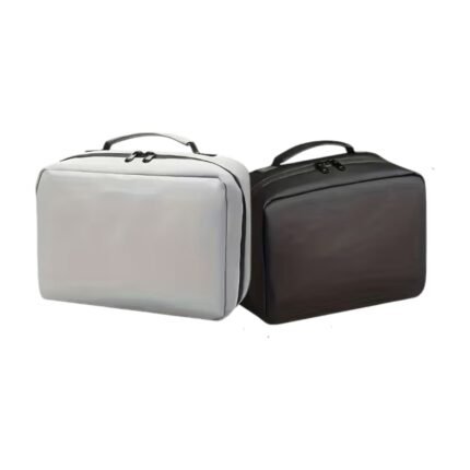 Beauty case da viaggio grande con manico e cerniera