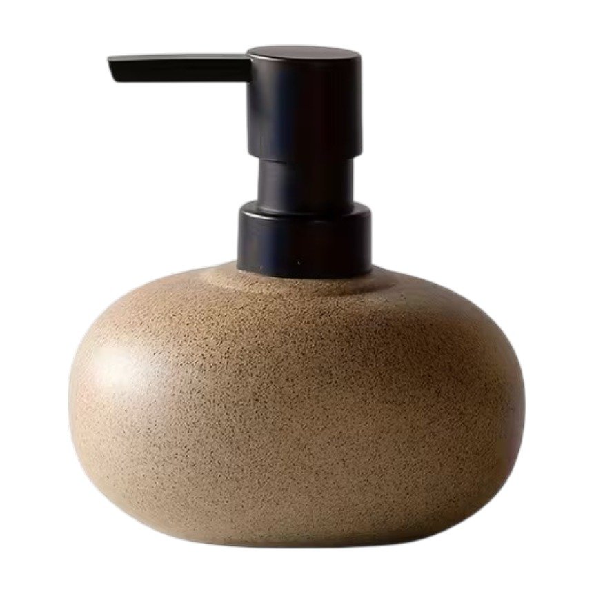 ef-53904-53908-fyld85 Dispenser di sapone in ceramica in stile wabi-sabi