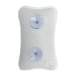 Cuscino da vasca con 2 ventose per collo e schiena