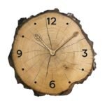 Orologio da Parete Decorativo Effetto Legno 30 cm con Movimento Silenzioso